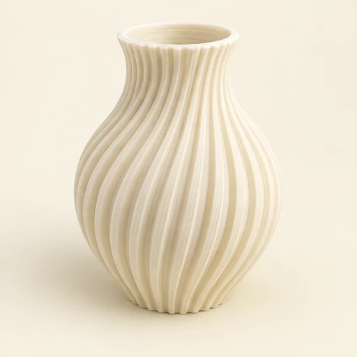 Vază cu formă sculpturală — exemplu ilustrativ